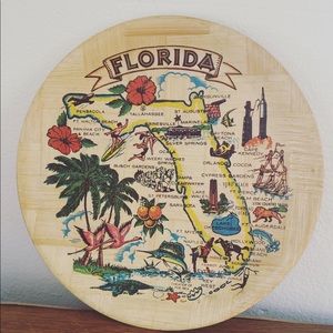Florida Decor Plate